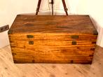 Antieke Kamferhouten Scheepskist / Dekenkist, Antiek en Kunst, Ophalen