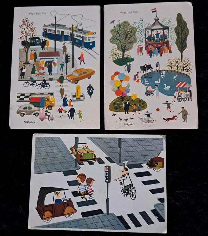Oude kinderkaarten 'Voor het Kind' - jaren 60, Verzamelen, Ansichtkaarten | Themakaarten, Gelopen, 1960 tot 1980, Kinderen, Ophalen of Verzenden
