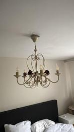 Elegante kroonluchter met bloemendetails, Ophalen, Gebruikt, Metaal