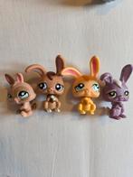 Littlest Pet Shop Konijnen Set - 4 Poppetjes, Ophalen of Verzenden, Gebruikt, Jongen of Meisje