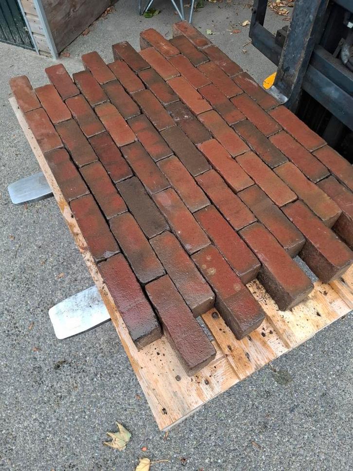Gebakken dikformaat op pallets. 52m2, Tuin en Terras, Tegels en Klinkers, Gebruikt, Klinkers, Keramiek, 10 m² of meer, Ophalen