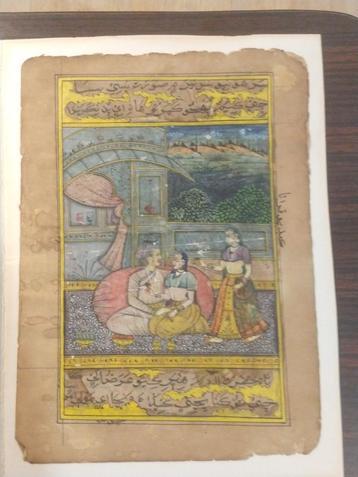 miniatuur schilderij india beschikbaar voor biedingen