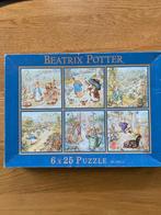 Beatrix Potter Puzzels - 6 stuks, Ophalen of Verzenden, Minder dan 500 stukjes, Gebruikt, Legpuzzel
