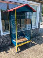 Buiten kooi voor kanarie of parkiet, Dieren en Toebehoren, Ophalen, Gebruikt, Aluminium, Volière