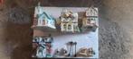 kerstdorp kerk hotel school winkel poppetjes Kerstmis, Ophalen, Zo goed als nieuw