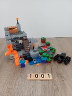 Lego Miniceaft The Cave 21113, Ophalen of Verzenden, Zo goed als nieuw, Complete set, Lego