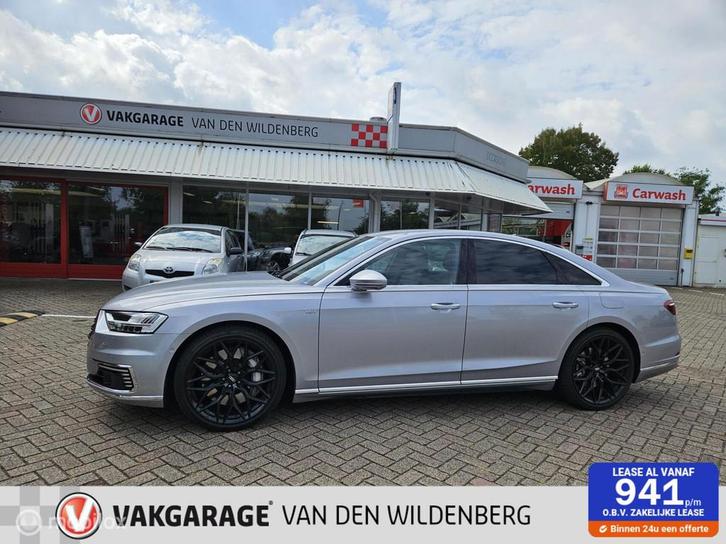 Audi A8 60 TFSI e quattro Pro Line Plus / 449 PK, Auto's, Audi, Bedrijf, Te koop, A8, 360° camera, 4x4, ABS, Achteruitrijcamera
