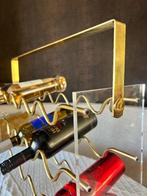 Wijnrek design David Lange vintage, Huis en Inrichting, Woonaccessoires | Wijnrekken, Ophalen of Verzenden, Metaal