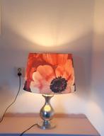 Retro Flower Power Lamp, Huis en Inrichting, Lampen | Tafellampen, Ophalen, Gebruikt, Stof, Minder dan 50 cm