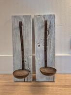 Pollepel kaarsen houder, Ophalen of Verzenden, Gebruikt, Overige materialen, Minder dan 25 cm