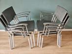 6x Segis Blitz Design Stoelen chroom/grijs, Vijf, Zes of meer stoelen, Grijs, Metaal, Gebruikt