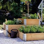 Palletranden / moestuinbakken - diverse soorten, Ophalen of Verzenden, Gebruikt, Minder dan 180 cm, Planken