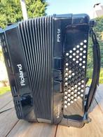 Roland FR1-XB, 72-bas, Zo goed als nieuw, Knopaccordeon, Met riemen