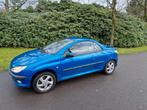 Peugeot 206 1.6 16V CC 2002 Blauw, Auto's, Peugeot, Voorwielaandrijving, Stof, 4 cilinders, Cabriolet