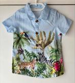 Jungle safari tropisch bloesje lichtblauw dieren blouse 92, Overhemd of Blouse, Nieuw, Ophalen of Verzenden, Shein