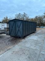 Container met slede, Tuin en Terras, Ophalen, Zo goed als nieuw, Metaal, Containerberging