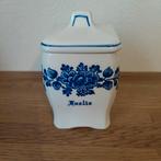 Oud Delftsblauw Foelie Kruidenpotje, Antiek en Kunst, Ophalen of Verzenden