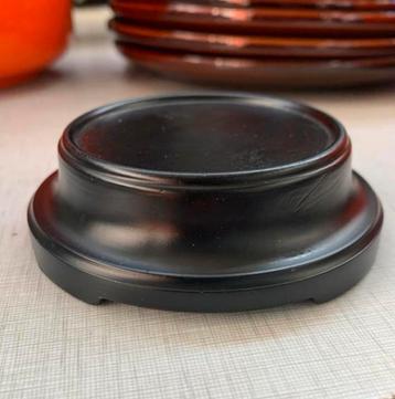 Persglazen glas voetstuk van K.P.C. de Bazel Leerdam beschikbaar voor biedingen
