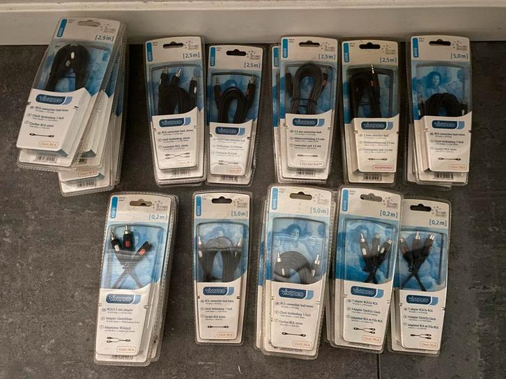 Vivanco Audio Kabels - Nieuw in Verpakking, Audio, Tv en Foto, Audiokabels en Televisiekabels, Nieuw, Overige kabels, Minder dan 2 meter