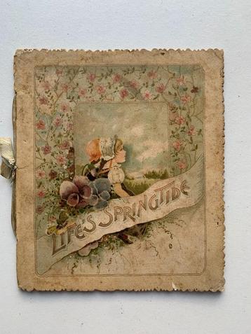Life's Springtide gedichtjes circa 1890 beschikbaar voor biedingen