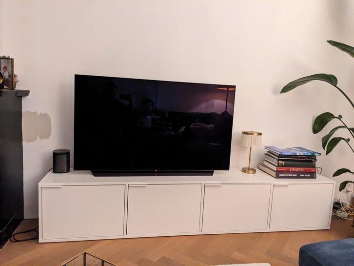 Witte Tylko TV Meubel, Huis en Inrichting, Kasten | Televisiemeubels, Zo goed als nieuw, Minder dan 100 cm, 200 cm of meer, 25 tot 50 cm
