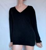 YORN CASHMERE Trui, Verzenden, Zo goed als nieuw, Maat 42/44 (L), Zwart