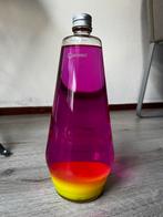 Mathmos Astro Lava Lamp fles - Roze/Geel, Gebruikt, Overige kleuren, Ophalen of Verzenden, Glas