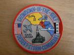 Patch Desert Storm Combattant, Ophalen of Verzenden, Amerika, Embleem of Badge