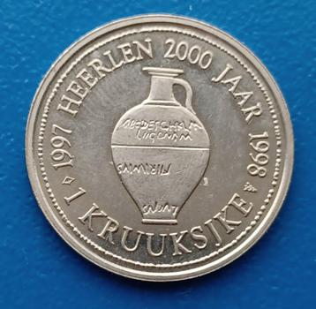 Penning Heerlen 1 KRUUKSJKE - 1998 UNC    beschikbaar voor biedingen