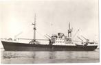 D-393  Scheepvaart  ''Van Cloon'  KPM, Verzamelen, Scheepvaart, Verzenden, Zo goed als nieuw, Motorboot, Kaart, Foto of Prent