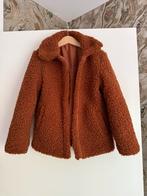 Meisjes teddy jas maat 128 donkerbruin bruin herfst, Ophalen of Verzenden, Zo goed als nieuw, Jongen, Jas