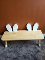 Houten kinderbankje van konijnen, Ophalen, Gebruikt, Stoel(en)