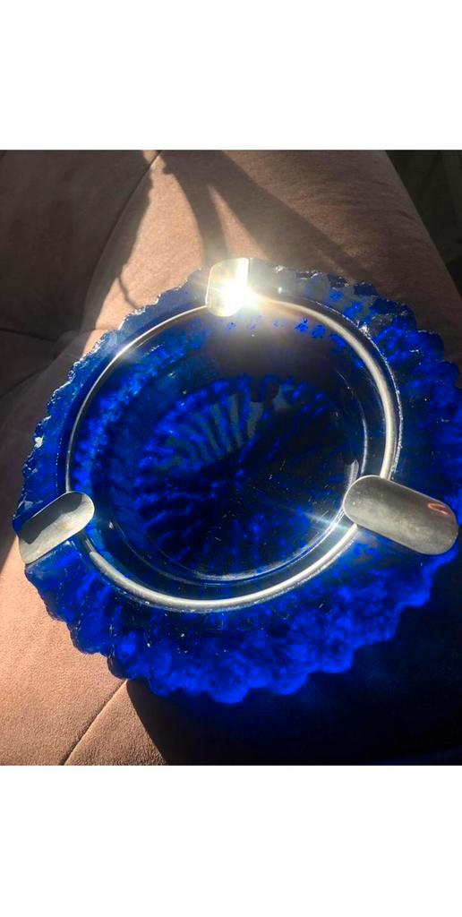 Skruf - Lars Hellsten Designer - Asbak 1960, Antiek en Kunst, Antiek | Glas en Kristal, Ophalen