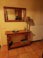 Halkast met spiegel, Antiek en Kunst, Ophalen of Verzenden