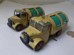 1954 Dinky Toys 252. 2 x BEDFORD REFUSE TRUCKS (Opknappers)