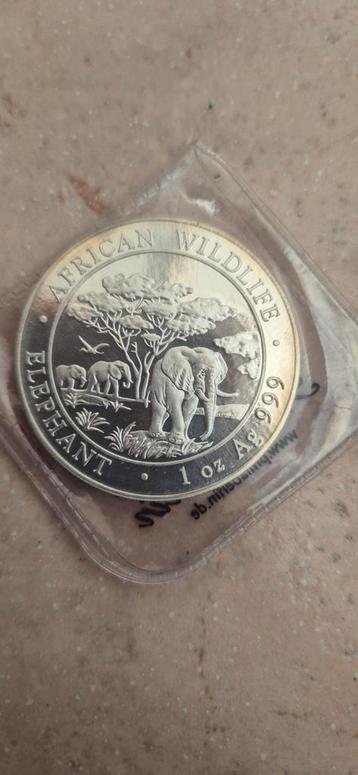Afrikaanse Wildlife Zilver 999 1oz beschikbaar voor biedingen