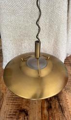 Vintage messing hanglamp, Ophalen of Verzenden, Zo goed als nieuw, Minder dan 50 cm