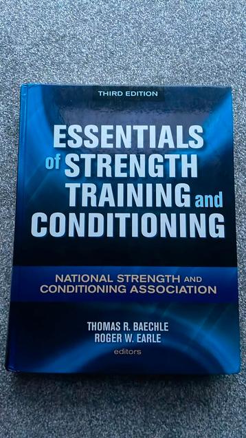 Essentials of strength training and conditioning beschikbaar voor biedingen