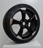18 inch Rotor-Look Velgen met banden 5x112 AUDI A3 GOLF 7 8, 18 inch, Velg(en), Nieuw, Personenwagen