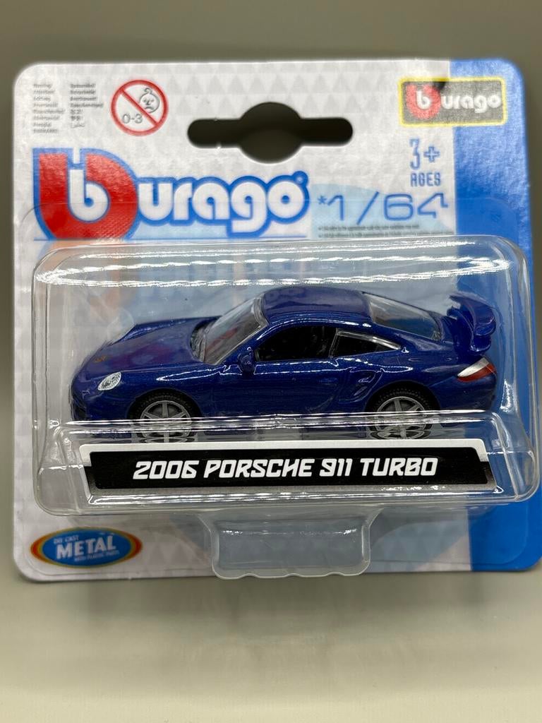 Bburago 1/64 2006 Porsche 911 Turbo Nieuw, Auto, Nieuw, Ophalen of Verzenden, Bburago
