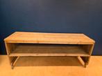 mooie roomdivider/tafel van steigerhout., Ophalen, Zo goed als nieuw