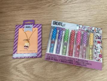 Create it! Lipgloss en ketting (Nieuw) beschikbaar voor biedingen
