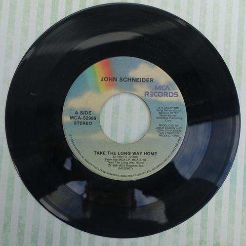 john schneider - take the long way home, Cd's en Dvd's, Vinyl Singles, Single, 7 inch, Ophalen of Verzenden