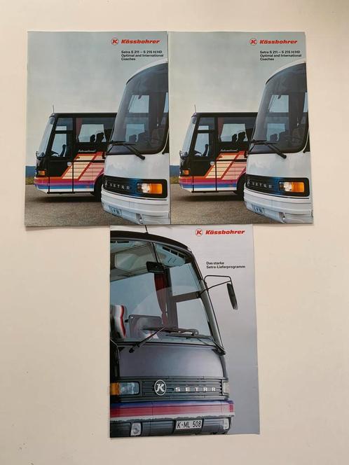 Setra touringcar folders, Boeken, Auto's | Folders en Tijdschriften, Zo goed als nieuw, Ophalen of Verzenden