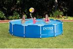 Intex Metal Frame Pool - 366 x 76 cm - met filterpomp, Tuin en Terras, 300 cm of meer, 200 tot 400 cm, Rond, Ophalen of Verzenden