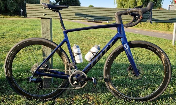 Racefiets Scott / Campagnolo Bora WTO 45 / Garmin EDGE 830, Fietsen en Brommers, Fietsen | Racefietsen, Zo goed als nieuw, Overige merken
