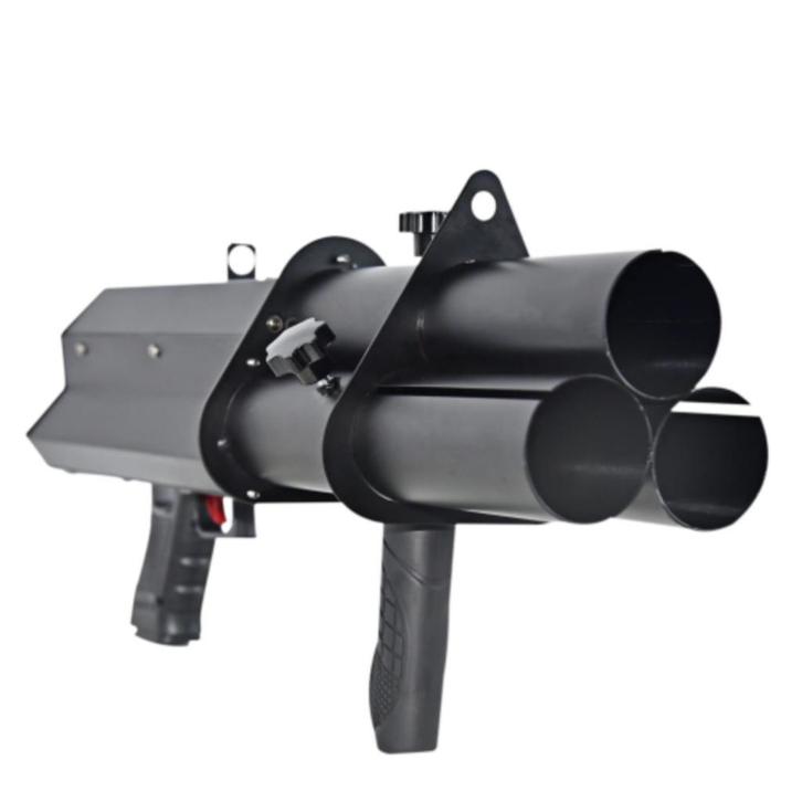 DJLicht 3 kops confetti shooter met accu en leds, Muziek en Instrumenten, Licht en Laser, Nieuw, Licht, Geluidgestuurd, Kleur