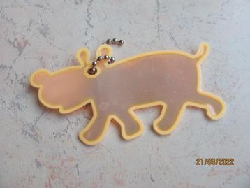 NIEUW oranje REFLECTOR sleutelhanger HOND Ikea PATRULL kind beschikbaar voor biedingen