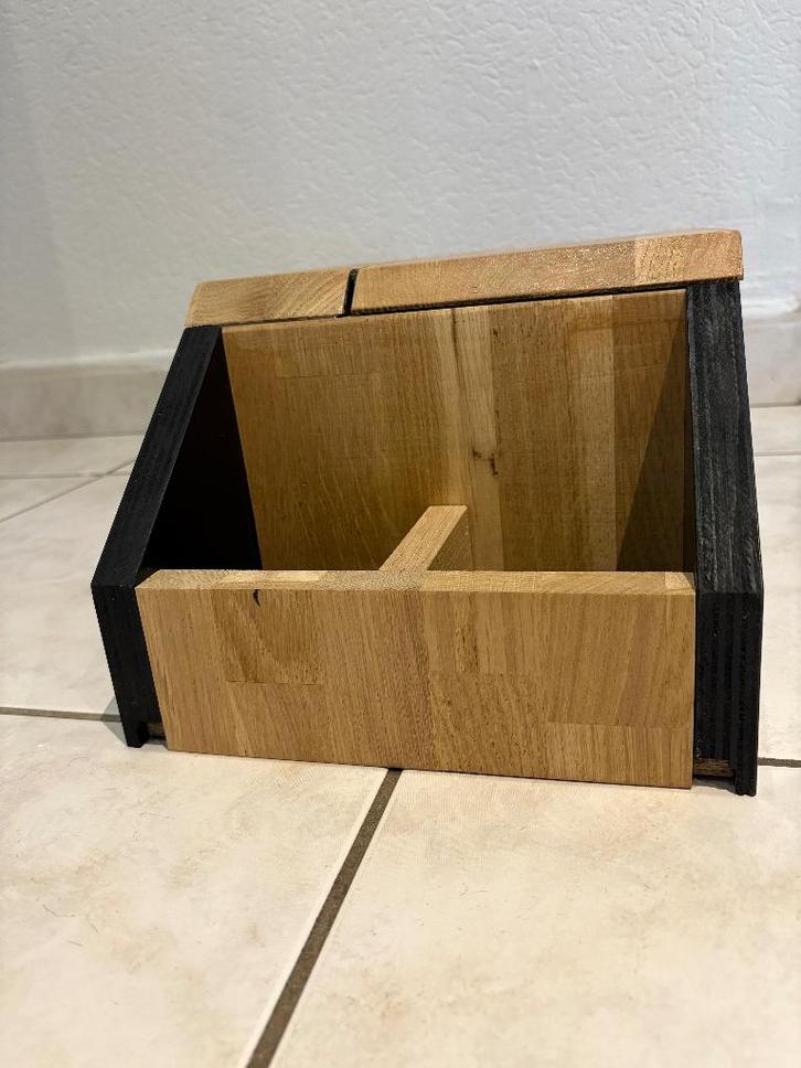 Middenconsole Camper Box T6 / T5 Hout Zwart of Wit Van, Auto diversen, Auto-accessoires, Nieuw, Ophalen of Verzenden