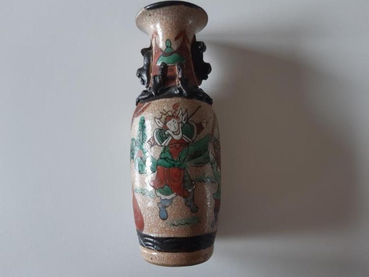 Chinees porseleinen Nanking krijgersvaas, Antiek en Kunst, Antiek | Vazen, Verzenden